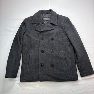 Kenneth Cole Charcoal Peacoat for Men